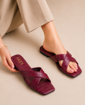 Hiza Urban Croc - Maroon