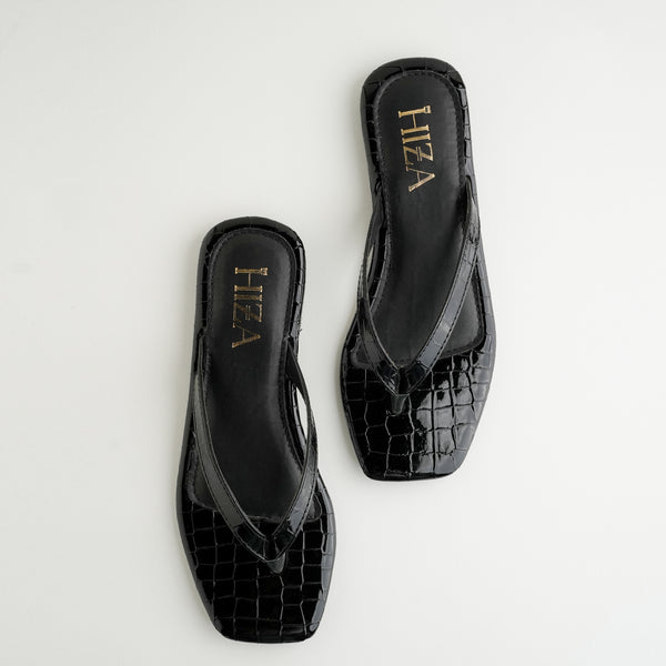Hiza Croc Glam - Black