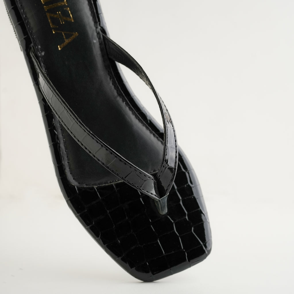 Hiza Croc Glam - Black