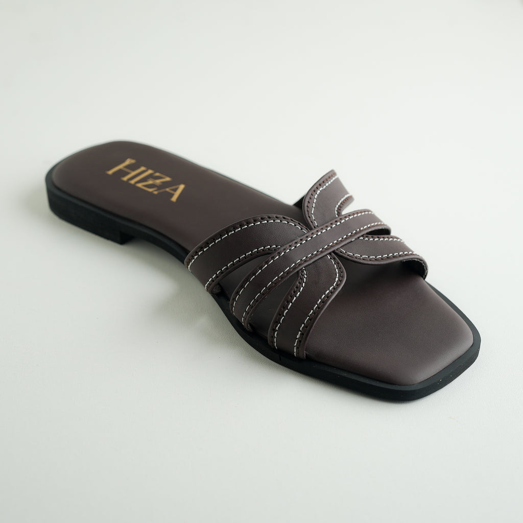 Hiza Comfort Glide - Dark Brown