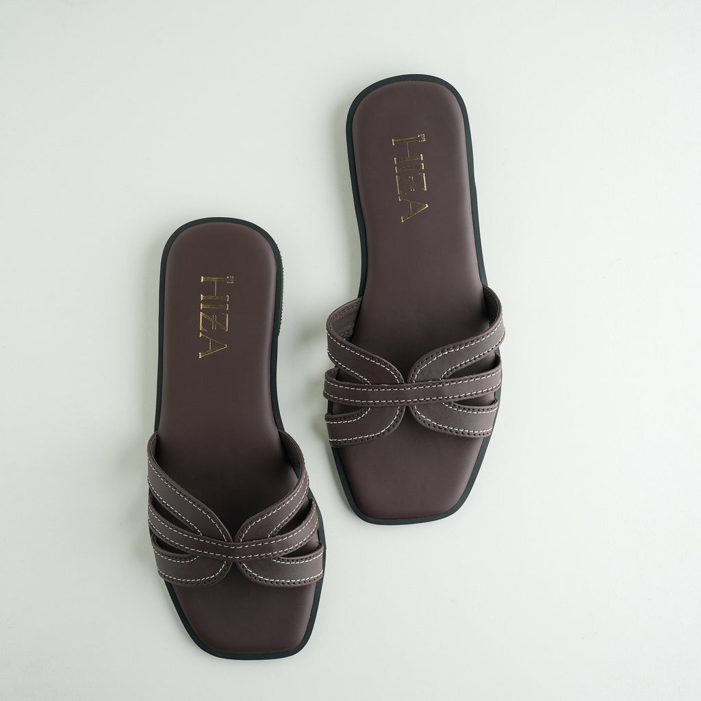 Hiza Comfort Glide - Dark Brown