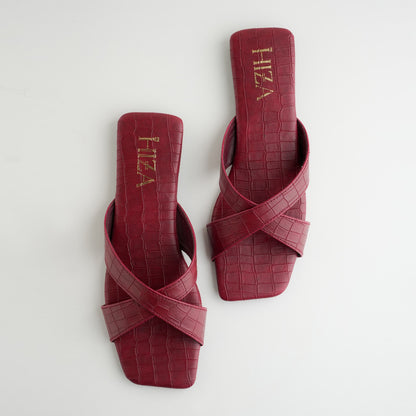 Hiza Urban Croc - Maroon