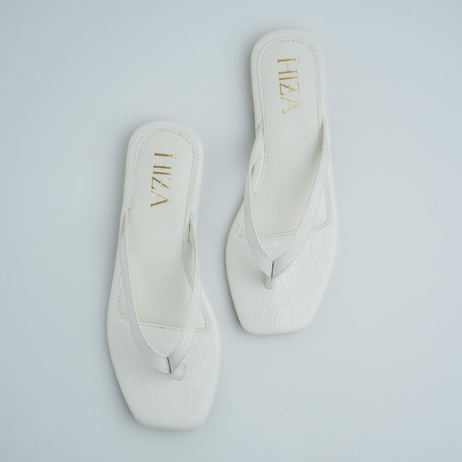 Hiza Croc Glam - White